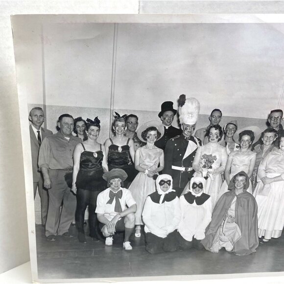 Vtg Cast Photo Stage Play Group Portrait Boise Idaho Theater Member Names - Picture 3 of 10